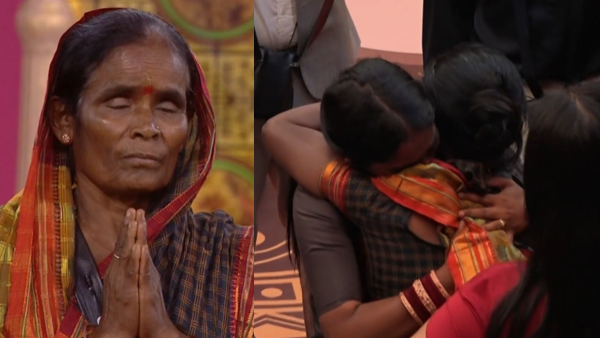 BBK 12 contestant Mallamma eliminated from Bigg Boss Kannada Rakshitha Shetty Dhruvanth emotional