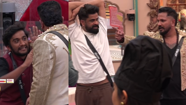 BBK 12 Ugram Manju Rajath Mokshitha Pai Trivikram entered Bigg Boss house angry on Gilli