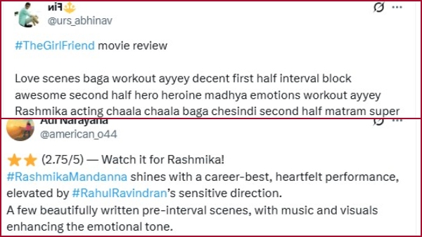 The Girlfriend X Review Fans Hail Rashmika Mandanna s Acting The Girlfriend X Review Fans Hail Rashmika Mandanna s Acting