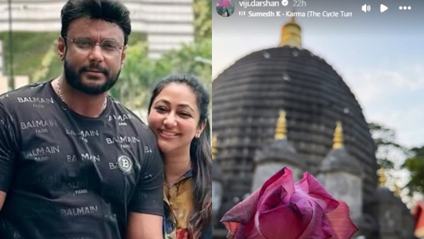 Vijayalakshmi Darshan s Temple Post Goes Viral Amid Renukaswamy Case Trial