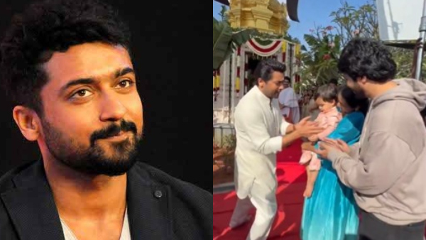 Actor Suriya Wins Hearts Again Actor Gifts Gold Chain to Co-Star s Child Video Goes Viral