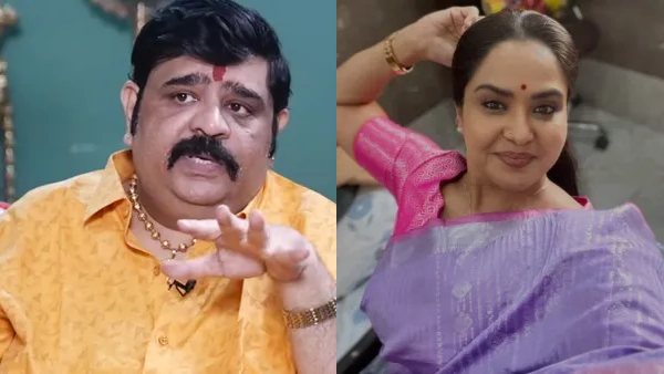 Telugu movie actress Pragathi take lift right to the astrologer Venu Swamy for his comments Telugu movie actress Pragathi take lift right to the astrologer Venu Swamy for his comments