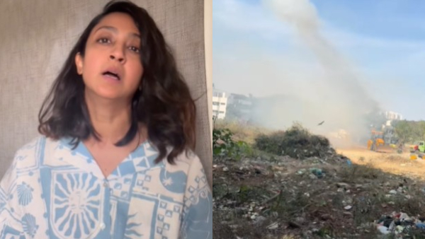 I Can t Breathe Aindrita Ray Slams GBA as Toxic Garbage Burning Chokes Bengaluru Home