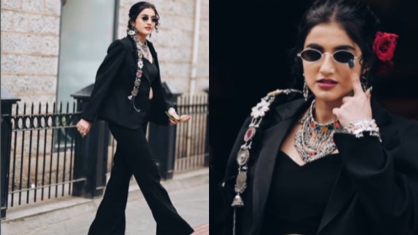 BBK 12 contestant Jhanvi sets the internet ablaze in stunning black outfit