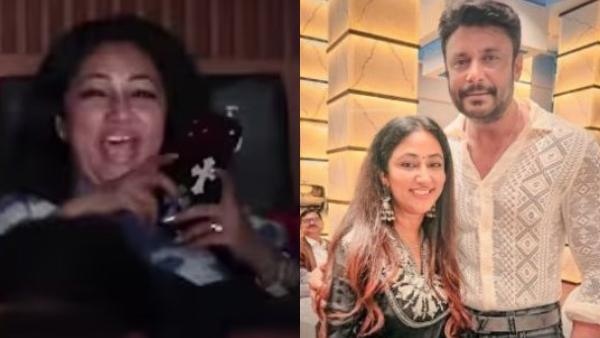 Did Vijayalakshmi Darshan convert to Christianity netizens spreading her phone back cover as proof Did Vijayalakshmi Darshan convert to Christianity netizens spreading her phone back cover as proof