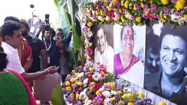 Shivarajkumar Begins Biopic Gummadi Narasaiah in Telugu Grand Muhurat Held in Palvancha Shivarajkumar Begins Biopic Gummadi Narasaiah in Telugu Grand Muhurat Held in Palvancha