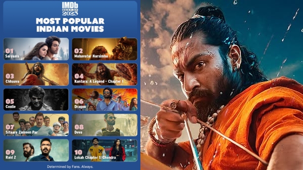 Saiyaara to Kantara Chapter 1 IMDb released Most Popular Indian movies of 2025 list