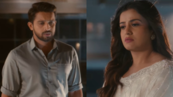 Karna Serial Karna revealed Nithya s fake marriage and baby to Nidhi The secret is out