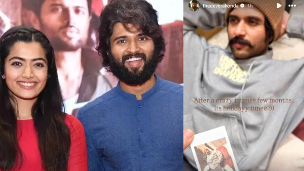 Love in the Air Rashmika Mandanna Captures Dreamy Click of Vijay Deverakonda as They Head for Vacay