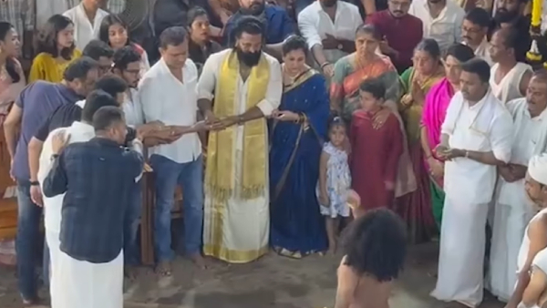 Rishab Shetty facing controversy for violating daivaradhane rules while harake kola