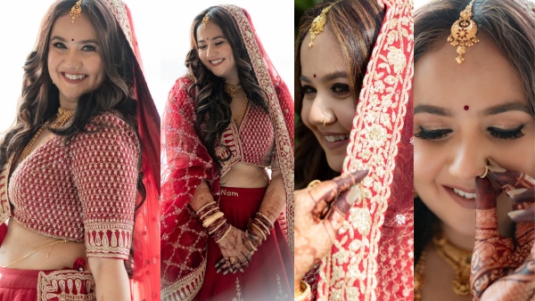 BIGG BOSS 9 Star Roopal Tyagi Marries Nomish Bhardwaj See The Viral Wedding Photos