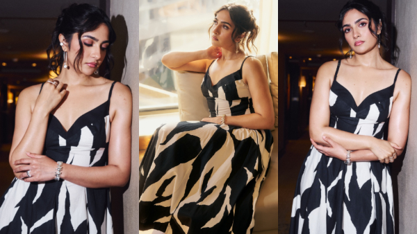 Sandalwood sensation Rukmini Vasanth exudes elegance in latest monochromatic look