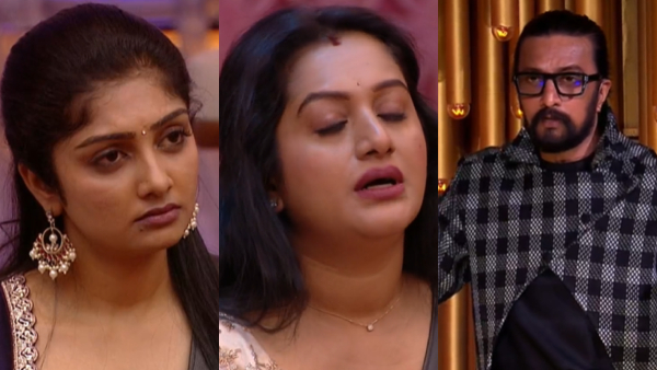 BBK 12 Sudeep shows disappointment towards Ashwini Gowda for pulling Kavya mother into her fight