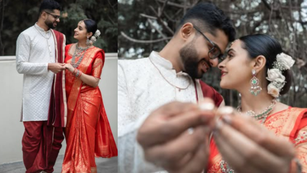 Puttakkana Makkalu and Sri Gandada Gudi serial actress Sanjana Burli engagaged to Doctor Samarth