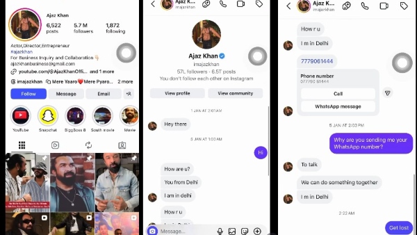 We Can Do Something Delhi Influencer Drops Explosive Receipts Exposing Ajaz Khan s Private DMs
