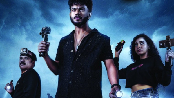 Siddu Moolimani Raviksha Shetty s horror comedy film Seat Edge review and rating in Kannada Siddu Moolimani Raviksha Shetty s horror comedy film Seat Edge review and rating in Kannada