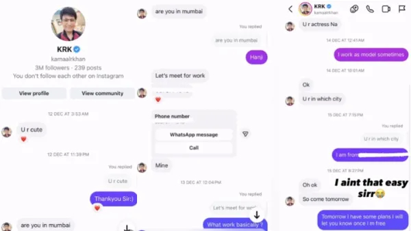 KRK Exposed 22-Year-Old Woman Leaks Shocking Chat Screenshots Igniting Social Media Firestorm