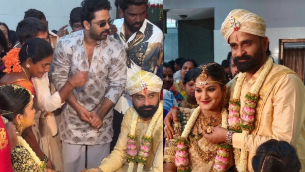 Bigg Boss Kannada 11 contestant actor Ugramm Manju tie the knot with Sai Sandhya in Dharmasthala