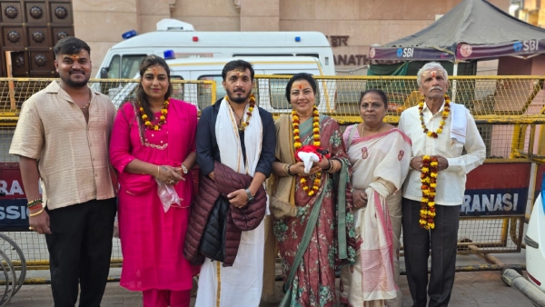 Chikkanna AP Arjun movie Lakshmiputra movie climax shooting held in Kashi