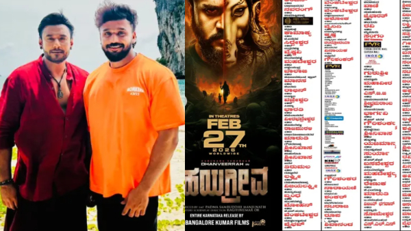 Darshan Thoogudeepa Insta post on Dhanveerah for his next release Hayagreeva