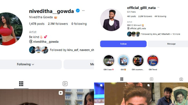 Bigg Boss Winner Gilli s Instagram Craze Soars Past 2M Amid Nivedita Gowda Comparison Bigg Boss Winner Gilli s Instagram Craze Soars Past 2M Amid Nivedita Gowda Comparison