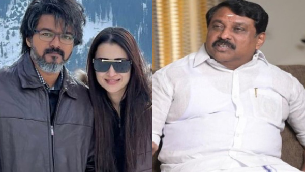 Nainar Nagendran s Statement Linking Thalapathy Vijay and actress Trisha Sparks Debate