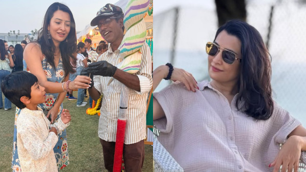 Radhika Pandit Relives Childhood Memories with Son Yatharv Through Nostalgic Bombe Mitayi Moment