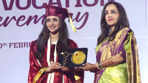 Actress Sreeleela Becomes Dr Sreeleela Completes MBBS While Balancing a Busy Film Career