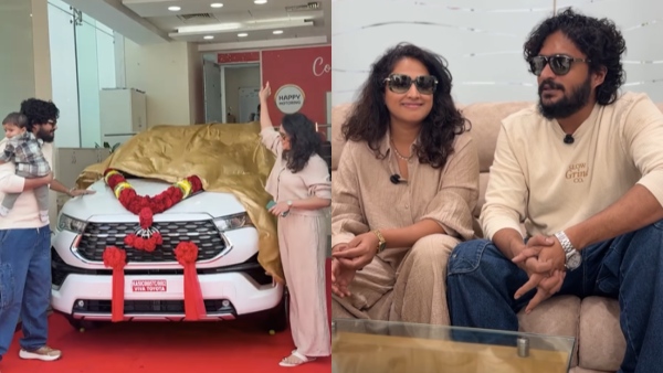 Simha s New Milestone Haripriya amp amp Vasishta Welcome the Toyota Innova Hycross for Ultimate Comfort