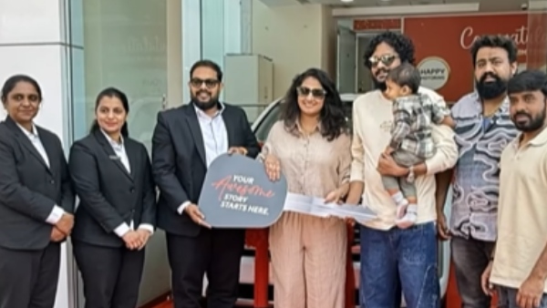 Simha s New Milestone Haripriya amp amp Vasishta Welcome the Toyota Innova Hycross for Ultimate Comfort