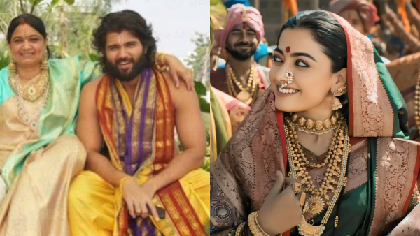 Vijay Deverakonda s Mother Gifts Family Heritage Bangles to Rashmika at Virosh Wedding Celebrations