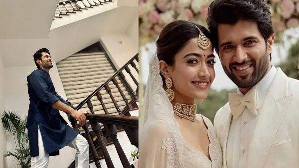 Rashmika Mandanna and Vijay Deverakonda tie the knot with telugu hindu tradition Rashmika Mandanna and Vijay Deverakonda tie the knot with telugu hindu tradition