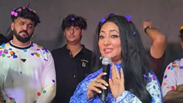 Vijayalakshmi said Darshan is mentally fit in jail in Dhanveerah movie Hayagreeva event