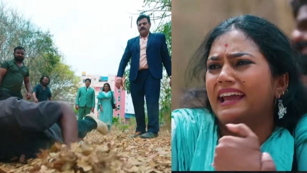 Amruthadhare Gautam Becomes a Hero Saves Malli amp amp Partha While Schooling Jaidev