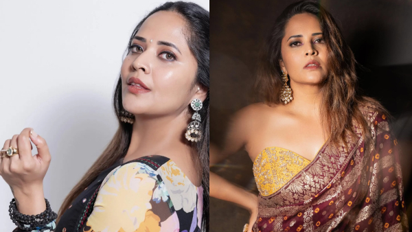 Anchor Anasuya Bharadwaj shows angry after aunty chants and trolling in Holi Celebrations