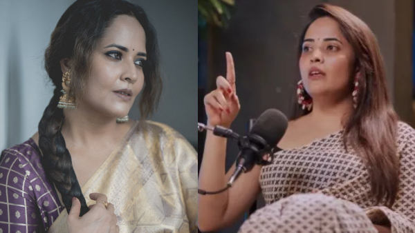 Anchor Anasuya Bharadwaj shows angry after aunty chants and trolling in Holi Celebrations