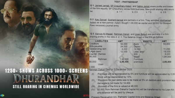 Dhurandhar fever reaches classrooms Viral accounts paper leaves internet amused Dhurandhar fever reaches classrooms Viral accounts paper leaves internet amused