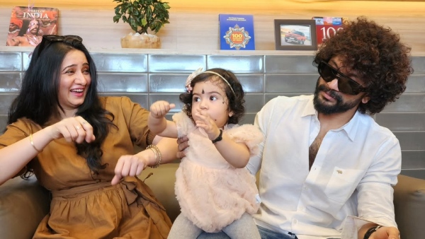 From Paris With Love Harshika Poonacha amp amp Bhuvan Ponnanna Announce Baby No 2