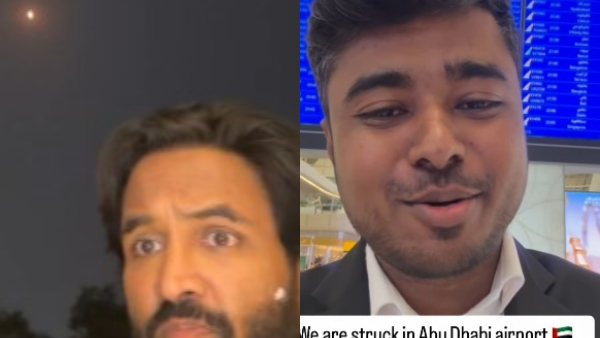 Iran Israel War Disrupts Flights Drone Pratap video Manchu Vishnu Shares Shocking Dubai Experience