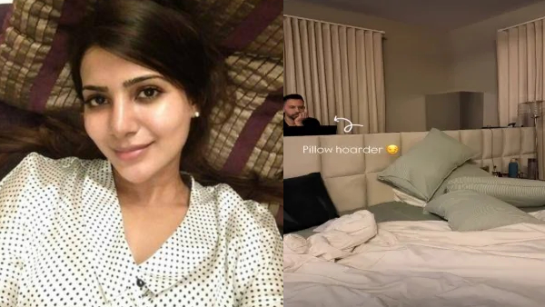 Samantha Ruth Prabhu complained her husband Raj Nidimoru by sharing her bedroom pic