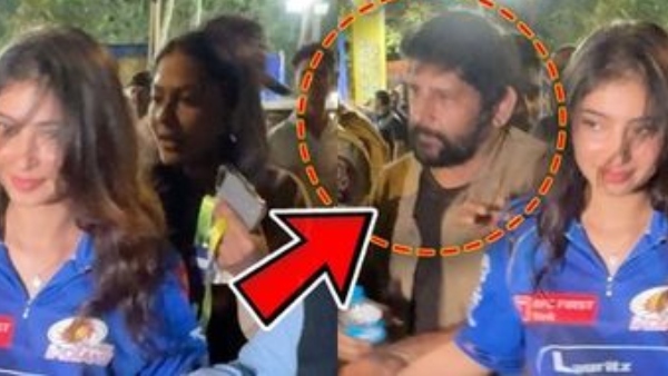 Raj Arjun Turns Human Shield as Daughter Sara Arjun Is Mobbed at Wankhede Raj Arjun Turns Human Shield as Daughter Sara Arjun Is Mobbed at Wankhede