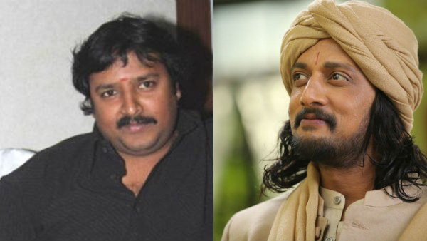 Sudeep s Heartwarming Gesture Gifted 2 Lakh to Lyricist V Nagendra Prasad for Hit Song