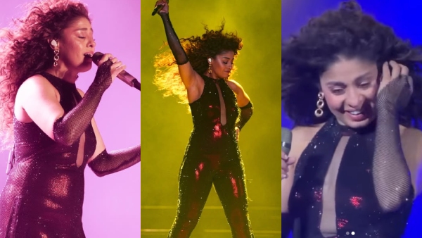 Sunidhi Chauhan breaks down on stage in lucknow Apologizes to fans as her voice fails her