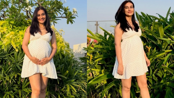 Surbhi Jyoti s Internet-Breaking Reveal Flaunts Growing Baby Bump in Viral White Mini Dress Surbhi Jyoti s Internet-Breaking Reveal Flaunts Growing Baby Bump in Viral White Mini Dress