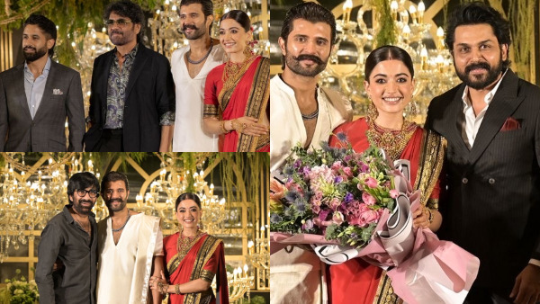 Vijay Deverakonda Rashmika Mandanna s Grand Hyderabad Reception Attended by Tollywood Stars photos