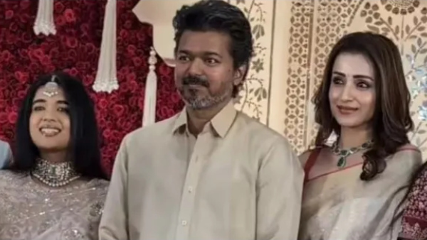 Vijay and Trisha Attend Chennai Wedding Together Amid Divorce Rumours with Sangeeta Vijay and Trisha Attend Chennai Wedding Together Amid Divorce Rumours with Sangeeta