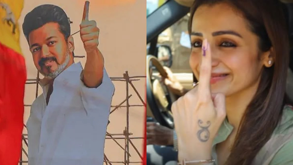 Tamil Nadu Elections 2026 Actress Trisha Krishnan cast vote fans comments are crazy