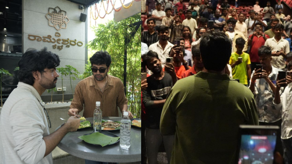 Adivi Sesh and Anurag Kashyap from Dacoit movie visited Bengaluru
