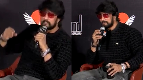 Kichcha Sudeep said Dhruva Sarja acted in 130 movies and he is hero of KD The Devil Movie