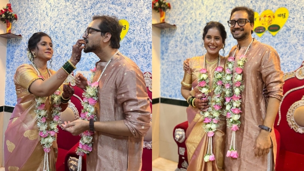 Nandita Patkar s Beautiful Second Inning Actress Weds Director Vipul Mahagaonkar